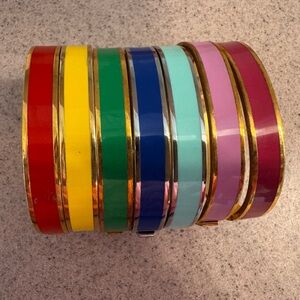 Banana Republic enamel bracelet RED